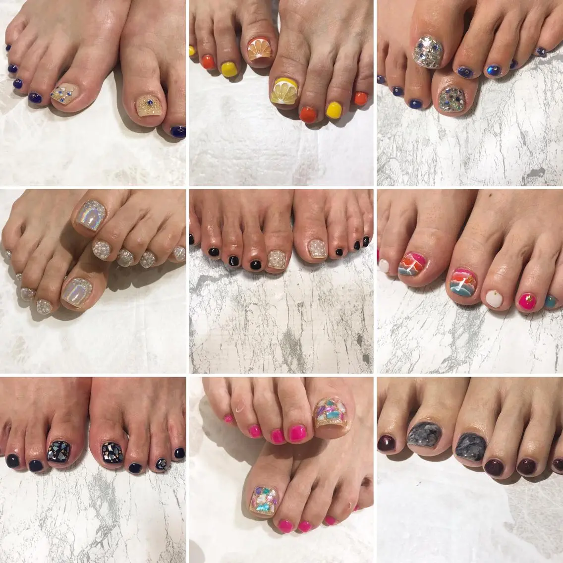 ネイル フットネイル ニュアンスネイル シンプルネイル 春ネイル 夏ネイル nail fufla ♡yamane♡のネイルデザイン