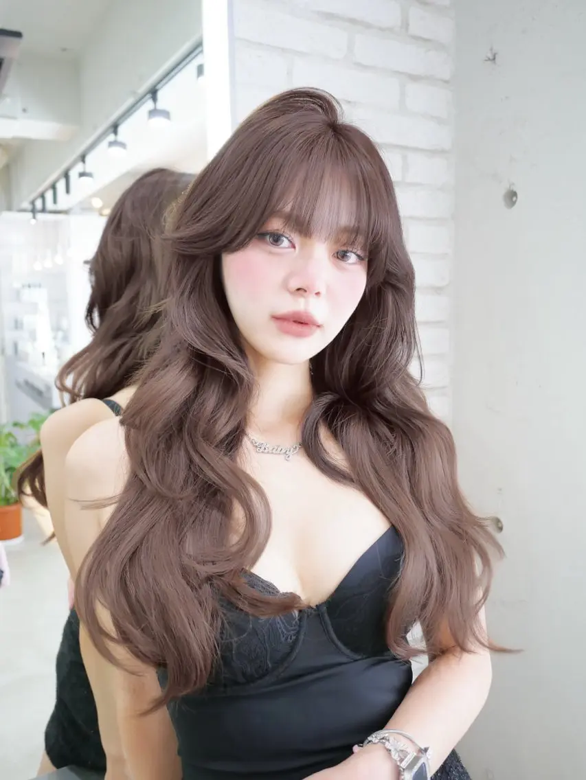 ロング カット トリートメント ナナ♡レイヤーカット ♡似合わせカラーのヘアスタイル