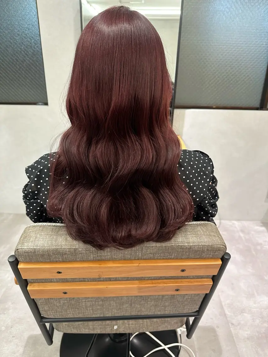 ミディアム カラー 谷山 葵のヘアスタイル