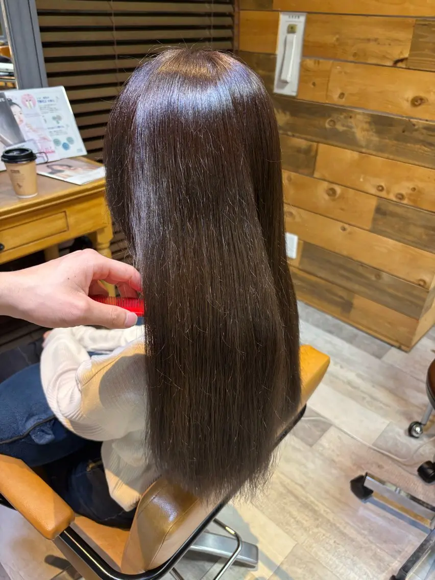 ロング カラー アッシュ ヘアカラー 艶カラー✨ RYUNOSUKEのヘアスタイル