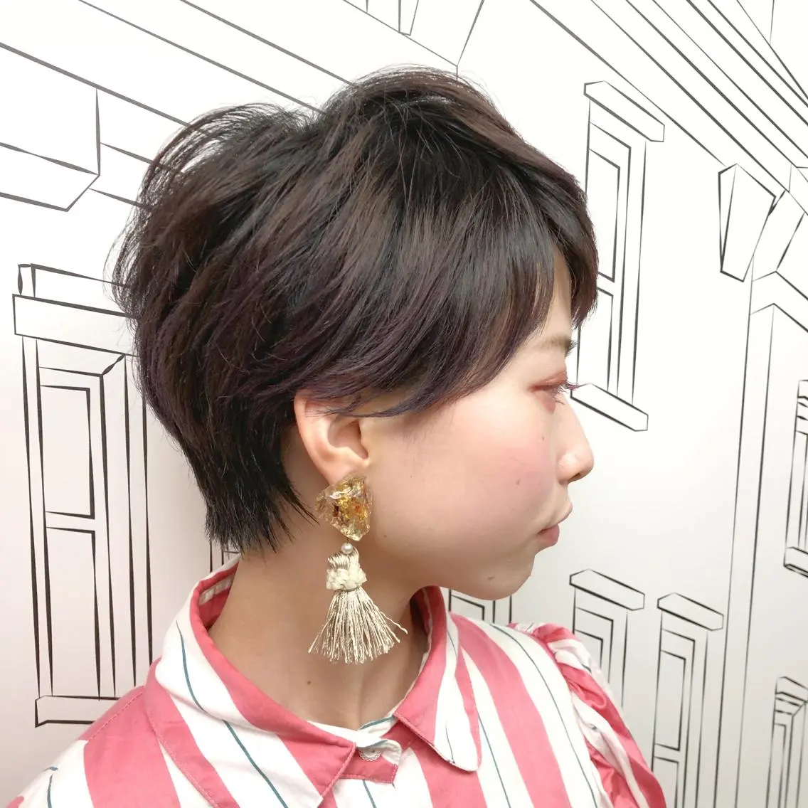 ショート カラー ハンサムショート ショートヘア レイヤー⭐️カラー ⭐️平川雅史のヘアスタイル