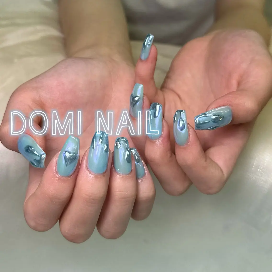 ネイル ミラーネイル ハンドネイル Domi Nail Salonのネイルデザイン