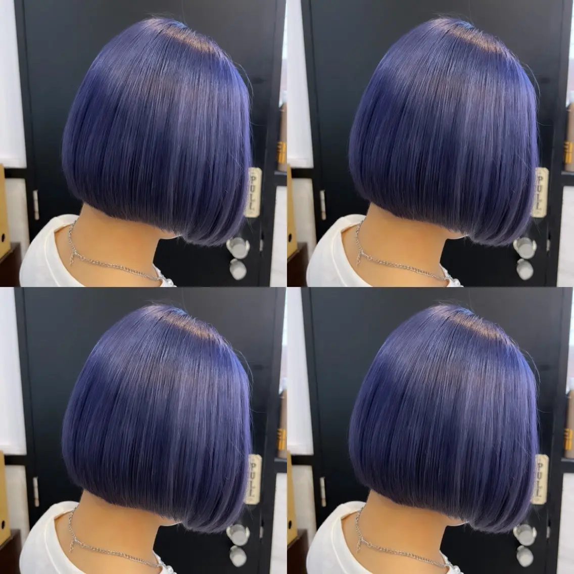 ショート カラー ブルーカラー ブルーラベンダー ラベンダーカラー カット ヘアカラー トリートメント ✨レイヤー/髪質改善 /縮毛矯正✨ナカムラのヘアスタイル