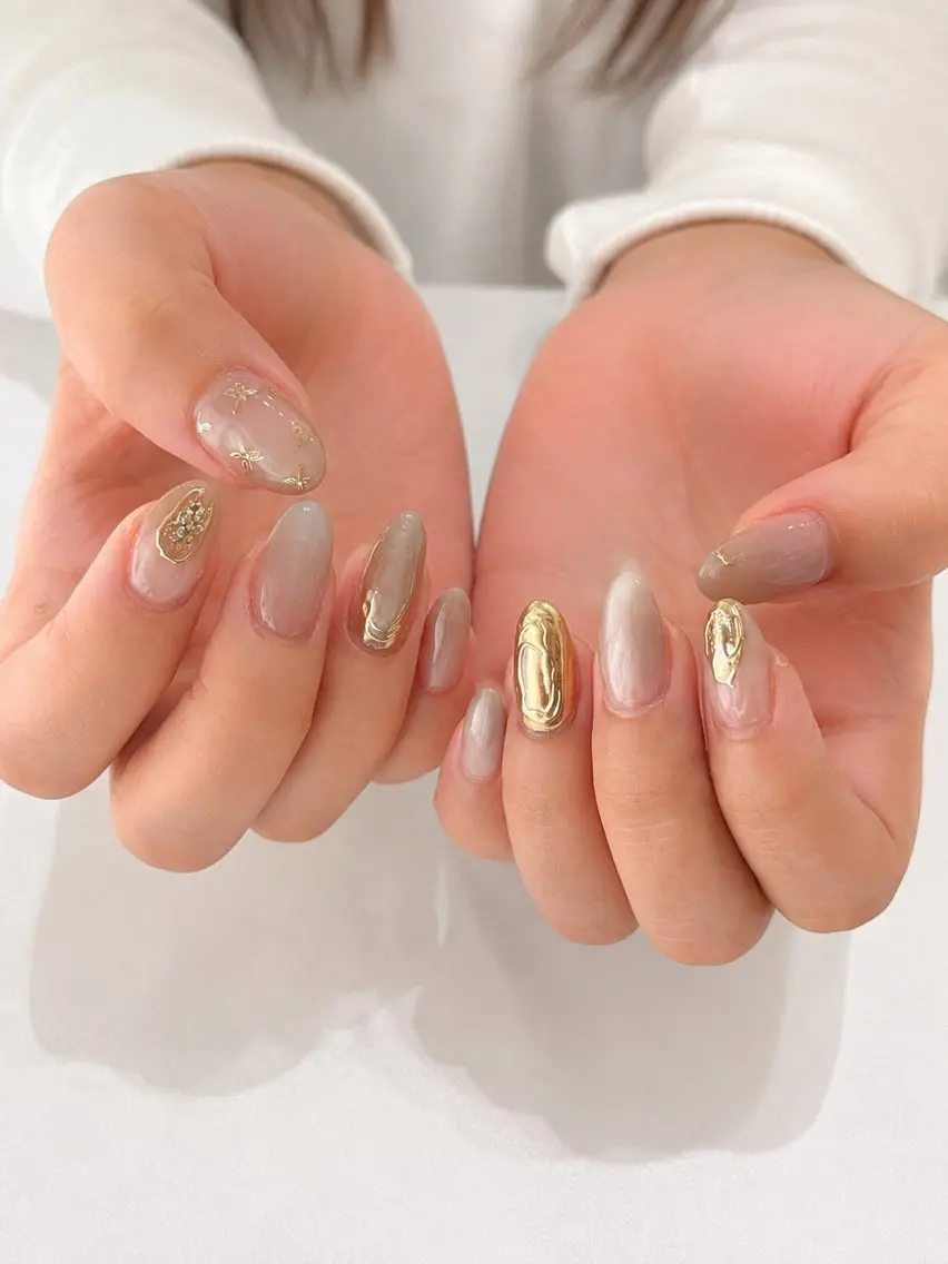 ハンドニュアンスネイルの写真