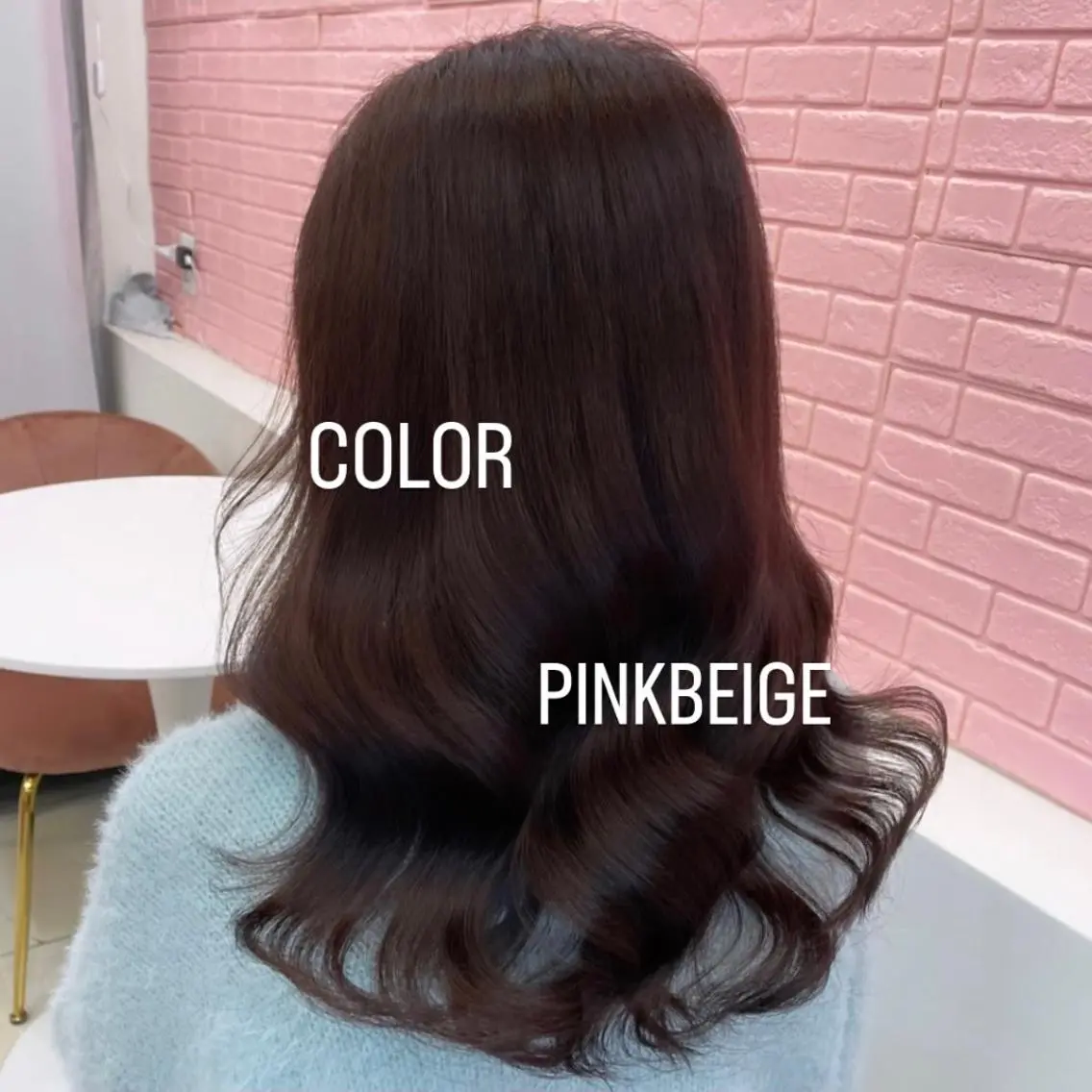 セミロング カラー ヘアカラー トリートメント エクステ🩵ブリーチ 韓国ヘア🩵KAEのヘアスタイル