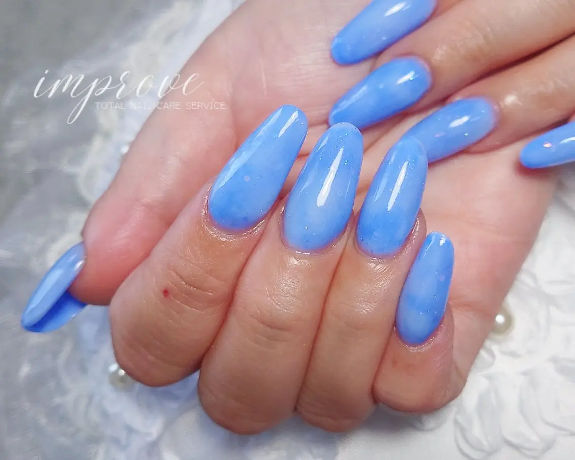 ネイル ワンカラーネイル スカルプネイル improve /mamiのネイルデザイン