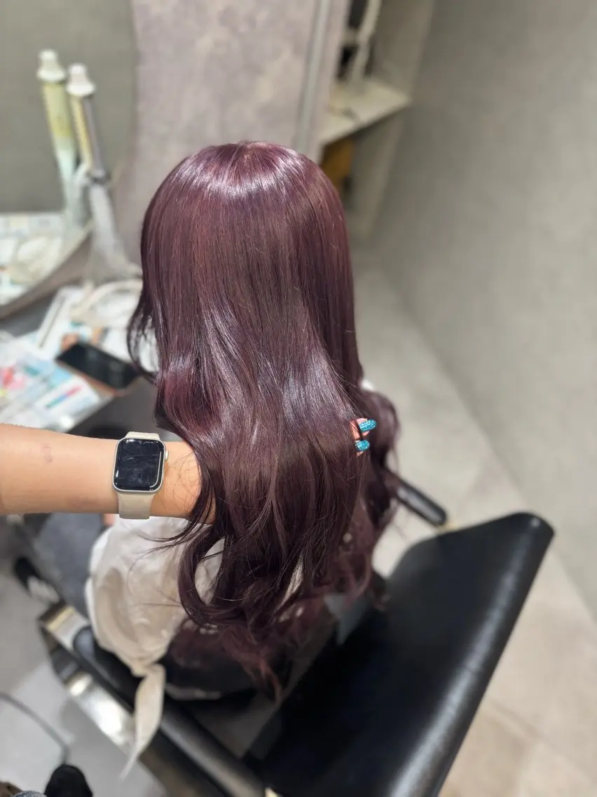 カラー ブリーチ ダブルカラー ブリーチなしカラー 髪質改善 NAO/ 髪質改善/艶カラーのヘアスタイル