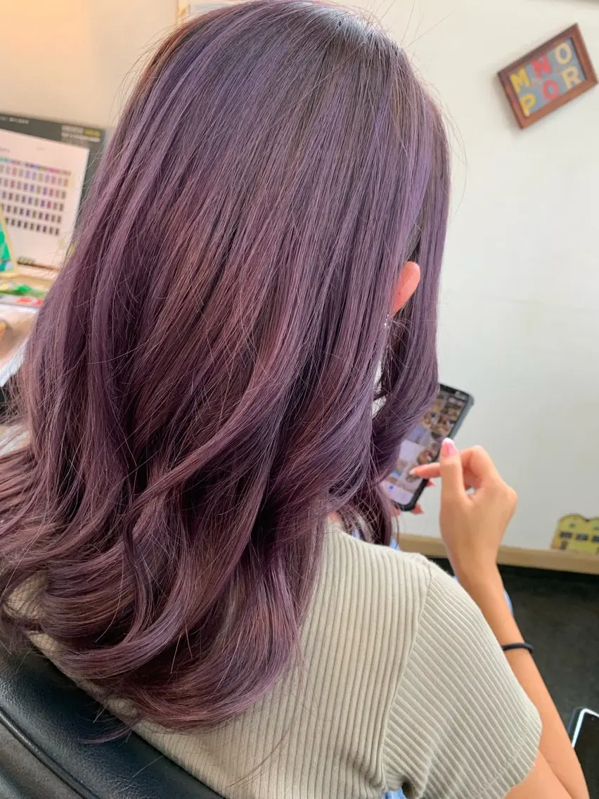 セミロング 美容室 ドルチェのヘアスタイル
