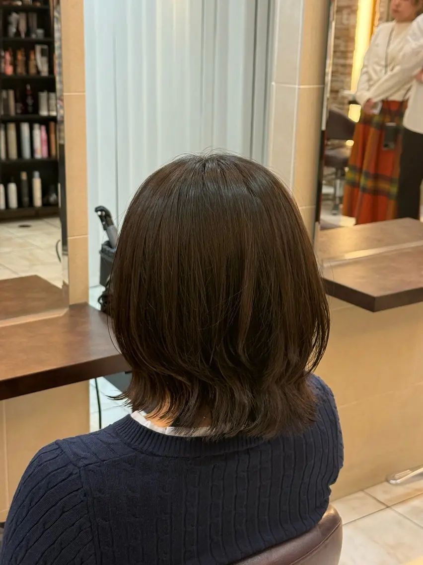 ミディアム レイヤーカット 篠崎 大翔のヘアスタイル