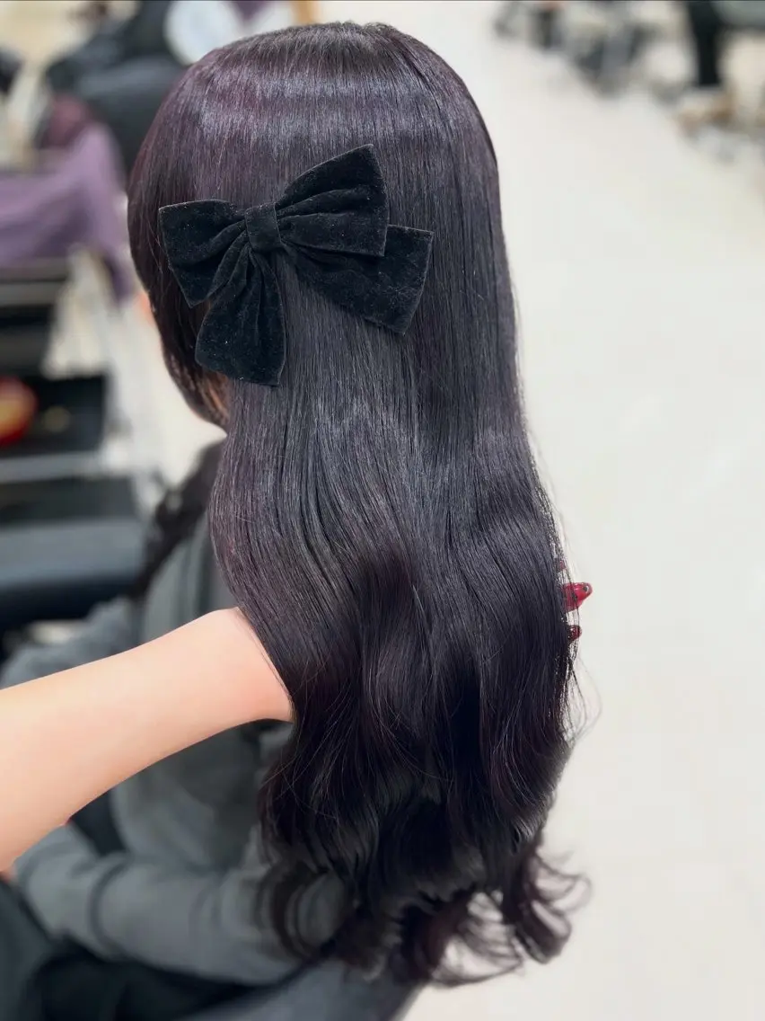 カラー ヘアカラー トリートメント ベージュ・ラベンダー カラー🎀りりのヘアスタイル