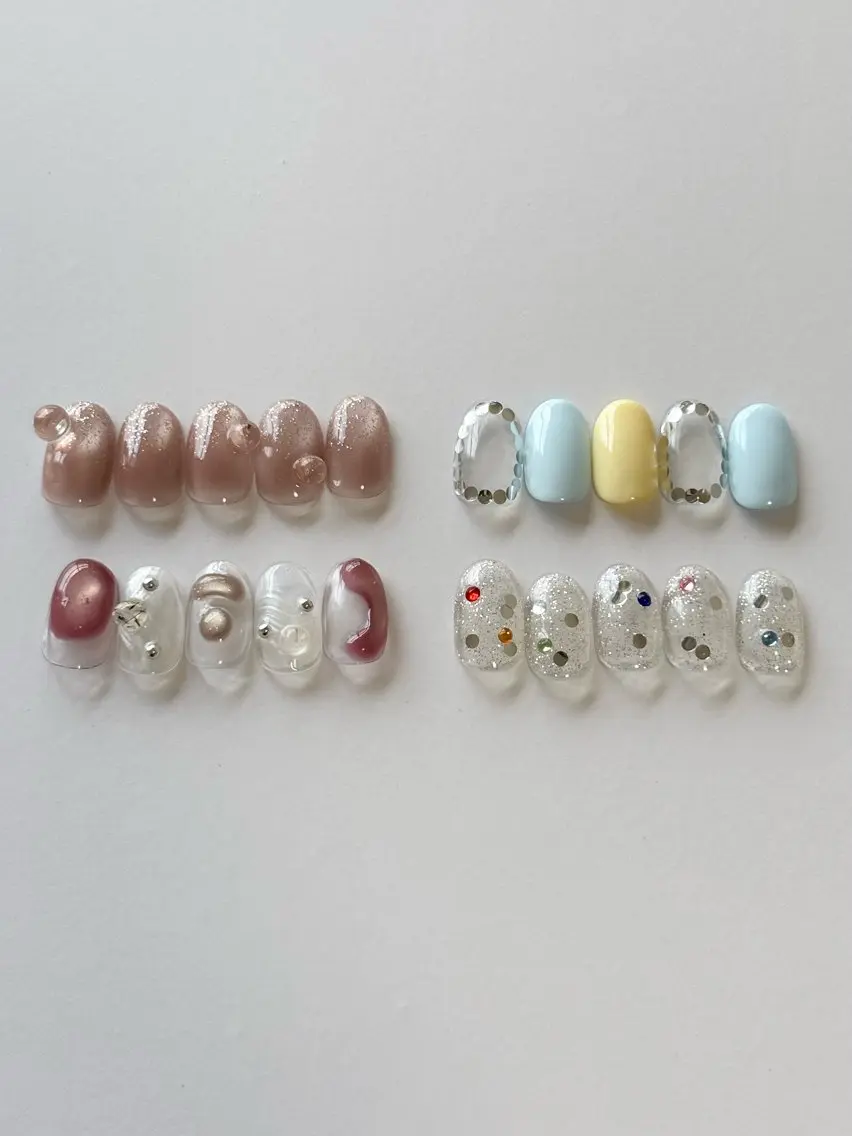 ネイル マグネットネイル ニュアンスネイル シンプルネイル Umi Nail /Akariのネイルデザイン