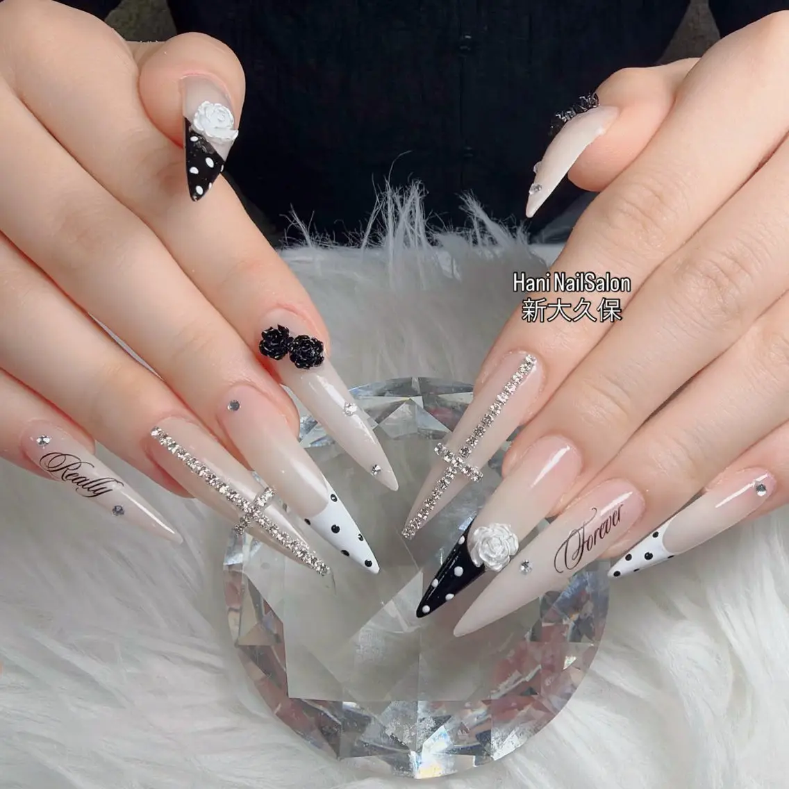 ネイル フットネイル フレンチネイル グラデーション 韓国ネイル ロングネイル ハンドネイル Hani Nail Salonのネイルデザイン