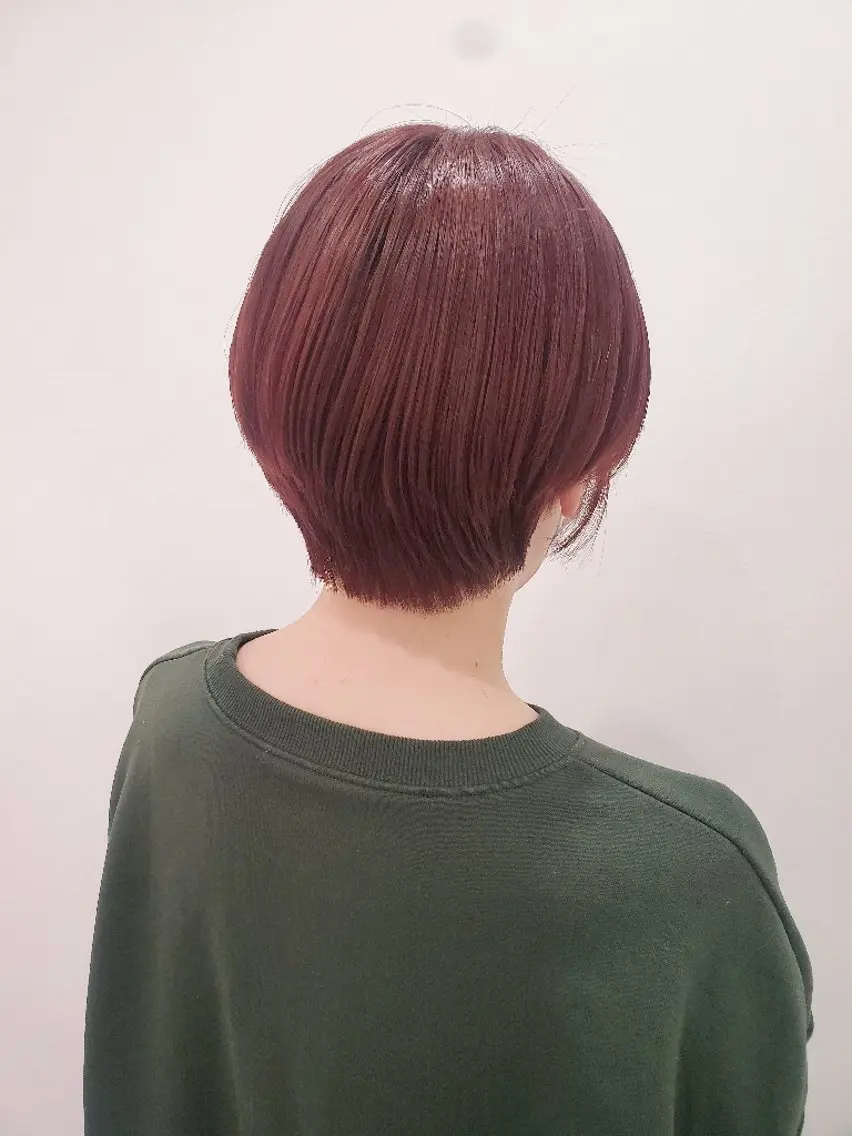 ショート カラー カット ヘアカラー トリートメント ヘッドスパ 齋藤 愛美のヘアスタイル