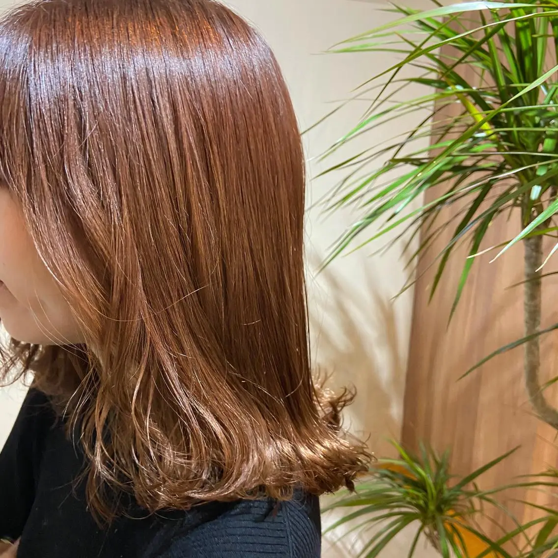 カラー オレンジ SALTWATER AYARIのヘアスタイル