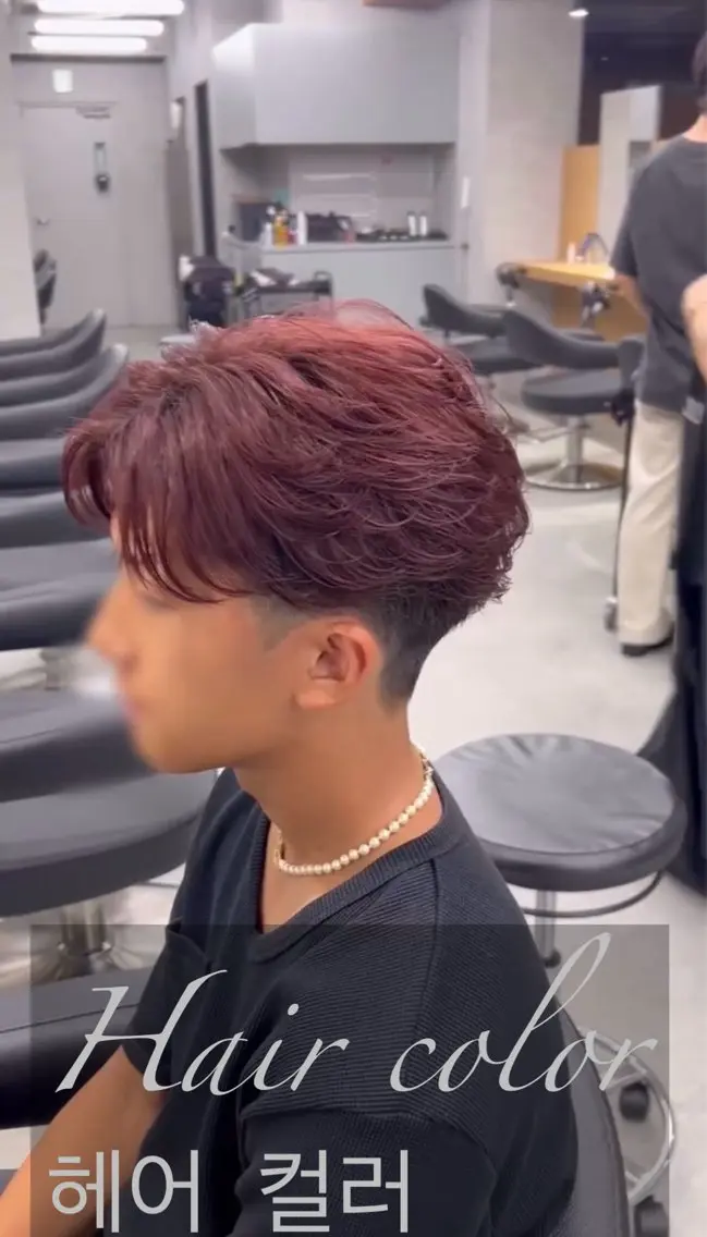 「ミニモ限定♦️」‪✂︎‬メンズカット＋ブリーチなしダブルカラーの写真