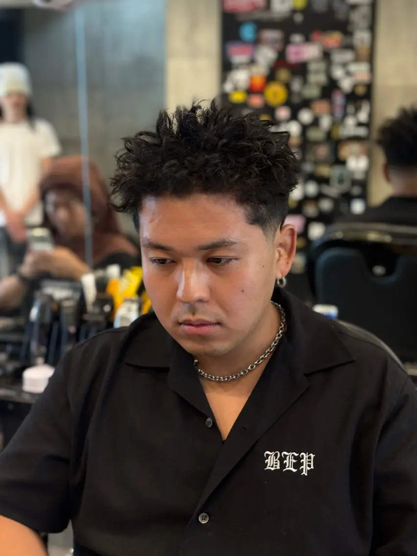 パーマ メンズ メンズパーマ カット パーマ トリートメント ヘアセット 💈渋谷メンズ特化 SOTA 💈のヘアスタイル