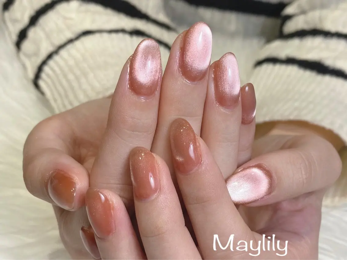 ネイル マグネットネイル ハンドネイル Nail salon Maylilyのネイルデザイン