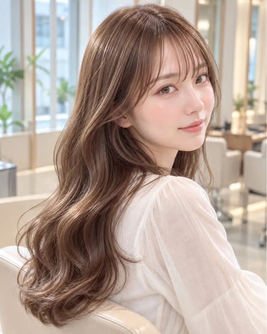 【平日限定🌿】似合わせカット+透明感カラー+ケアTRの写真
