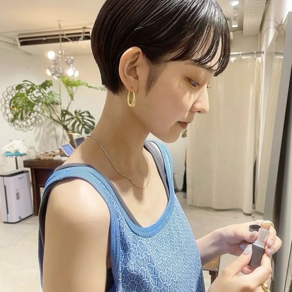 ショート 栄/ショート/ウルフ カット/yuzuのヘアスタイル