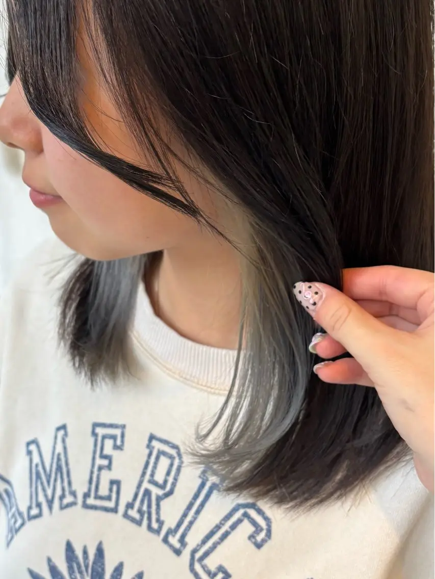 ミディアム カット ヘアカラー 🎼レイヤー/透明感 カラー/nene♬のヘアスタイル