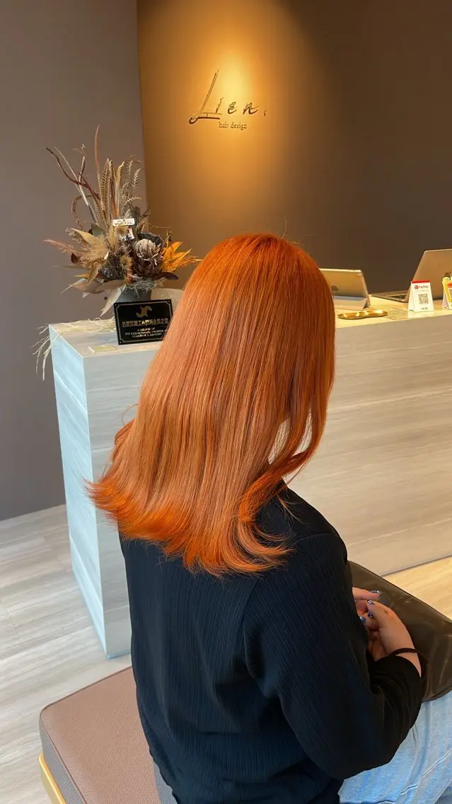 【ご新規様限定⚠️】似合わせカット＋1回ケアブリーチカラー🧡の写真