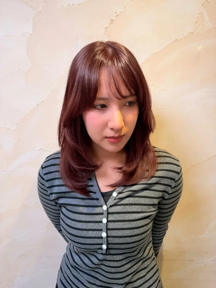 セミロング Moremuu/ MAIKA🎀のヘアスタイル