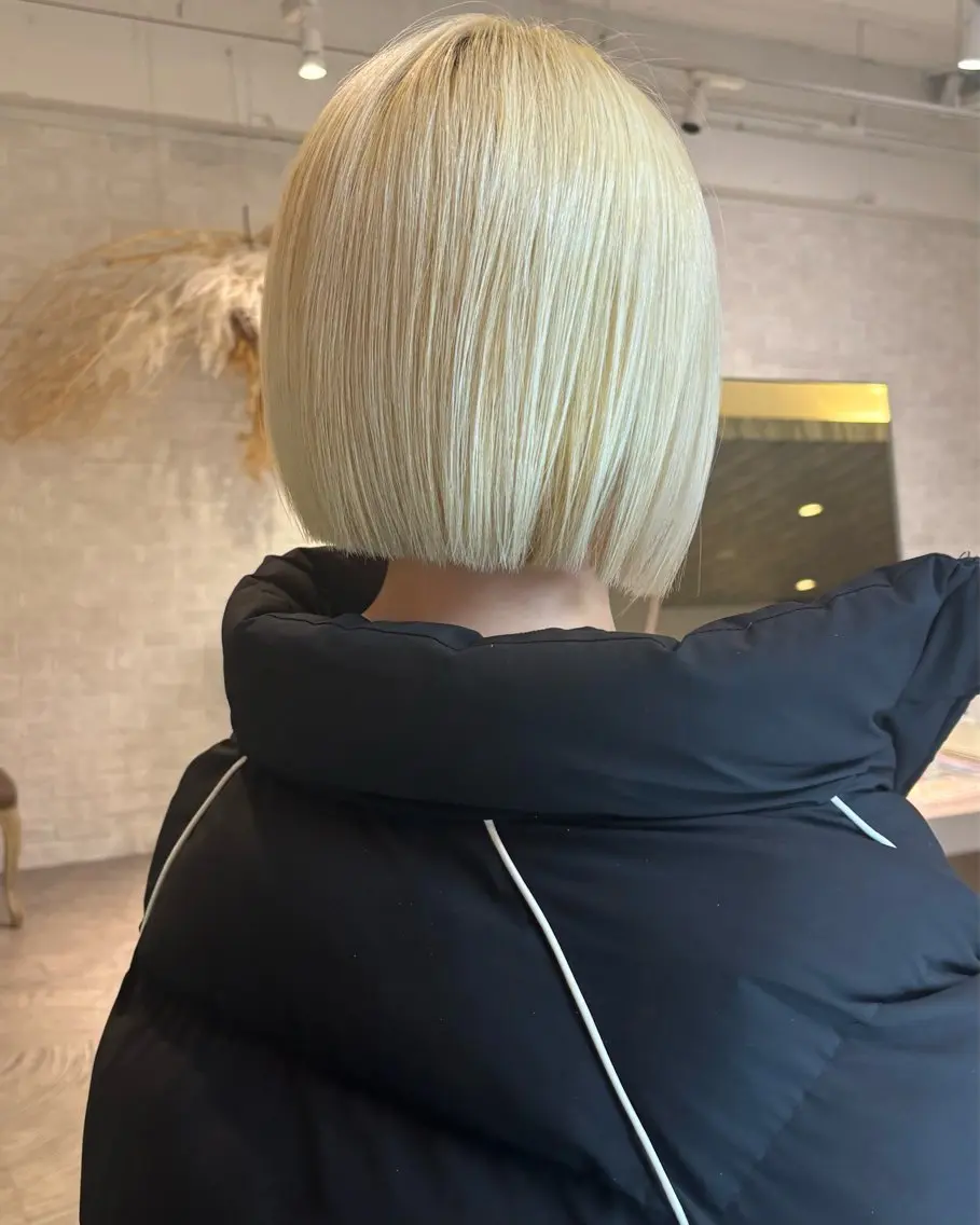 ショート 切りっぱなしボブ ボブ レイヤーカット 盛れるレイヤー/ 髪質改善/遠藤龍雅のヘアスタイル