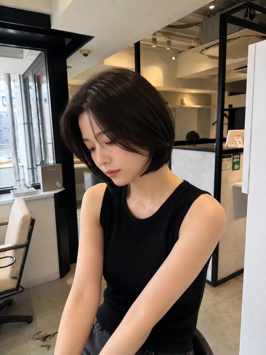 ショート カット レイヤーカット/ ブリーチ/見正 恵弥のヘアスタイル