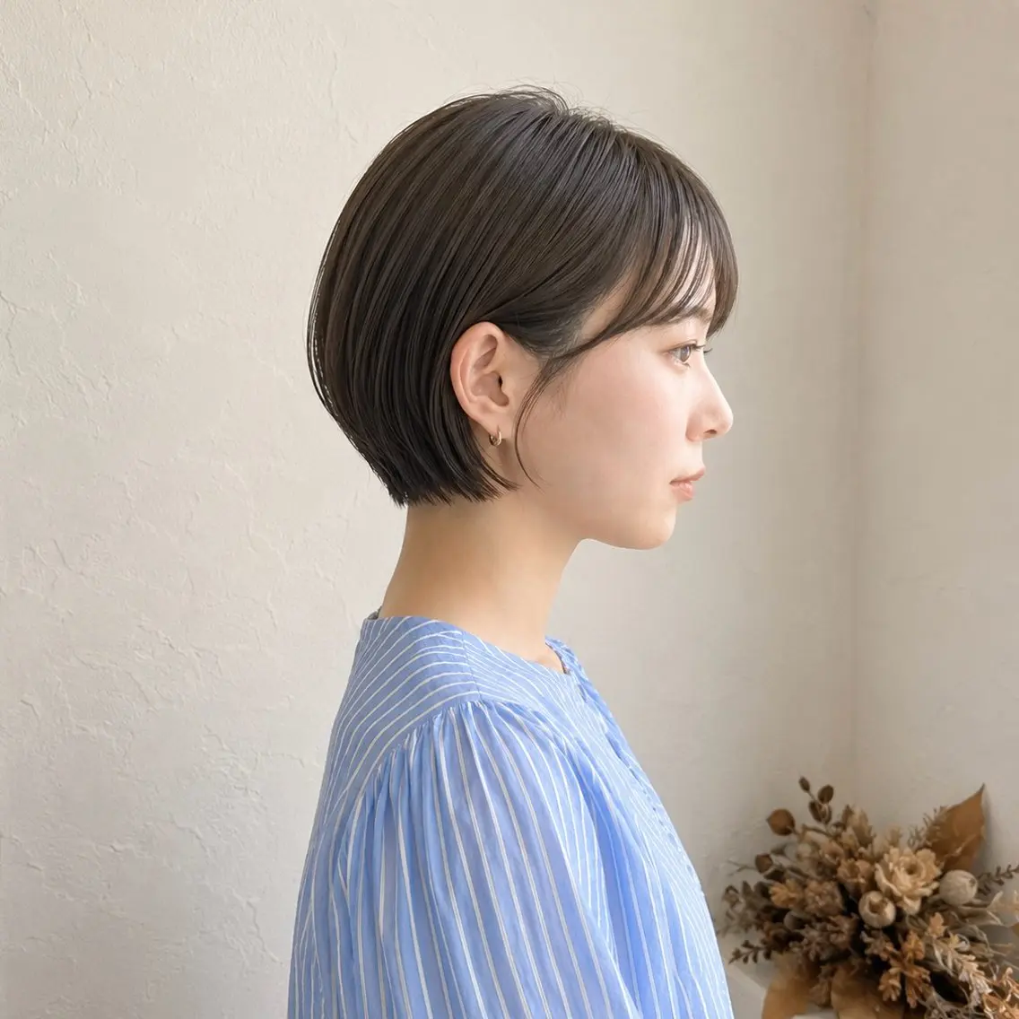 ♪♪ ショートボブ + 透明感カラー (トリートメント付き)の写真