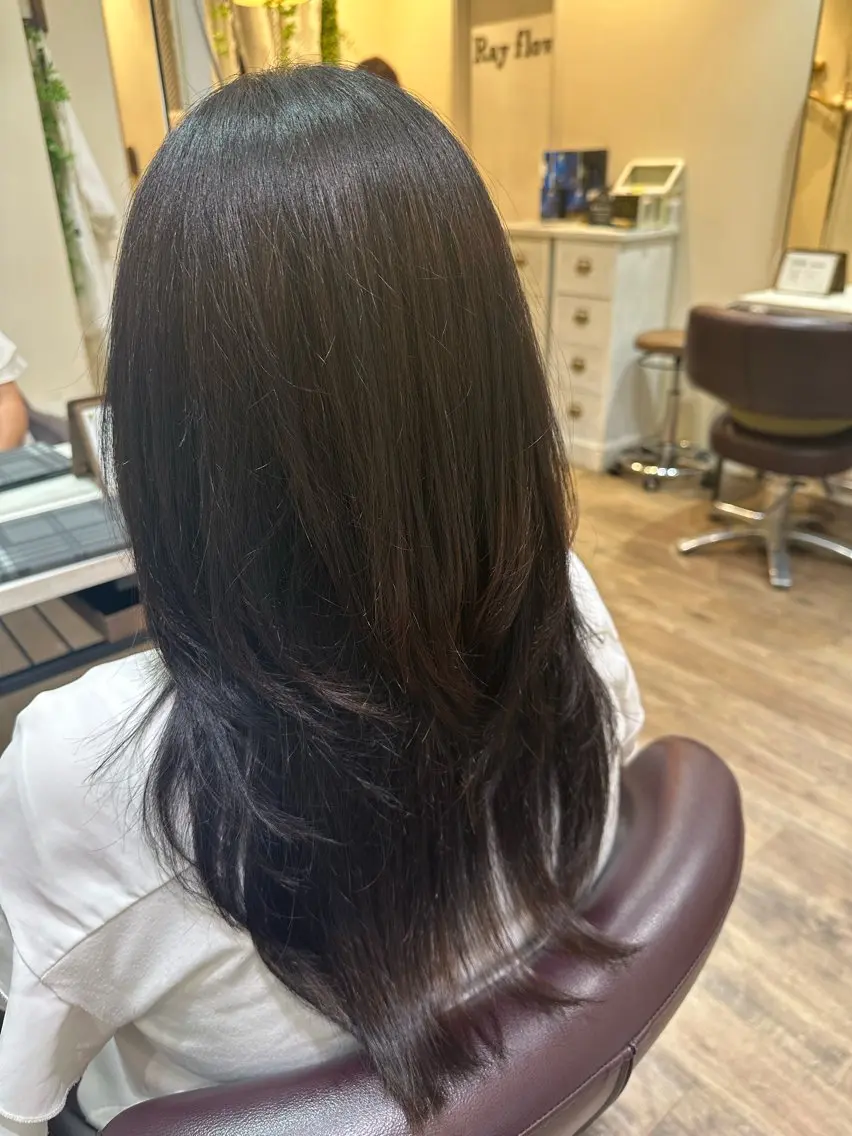 ロング レイヤーカット o chihanaのヘアスタイル