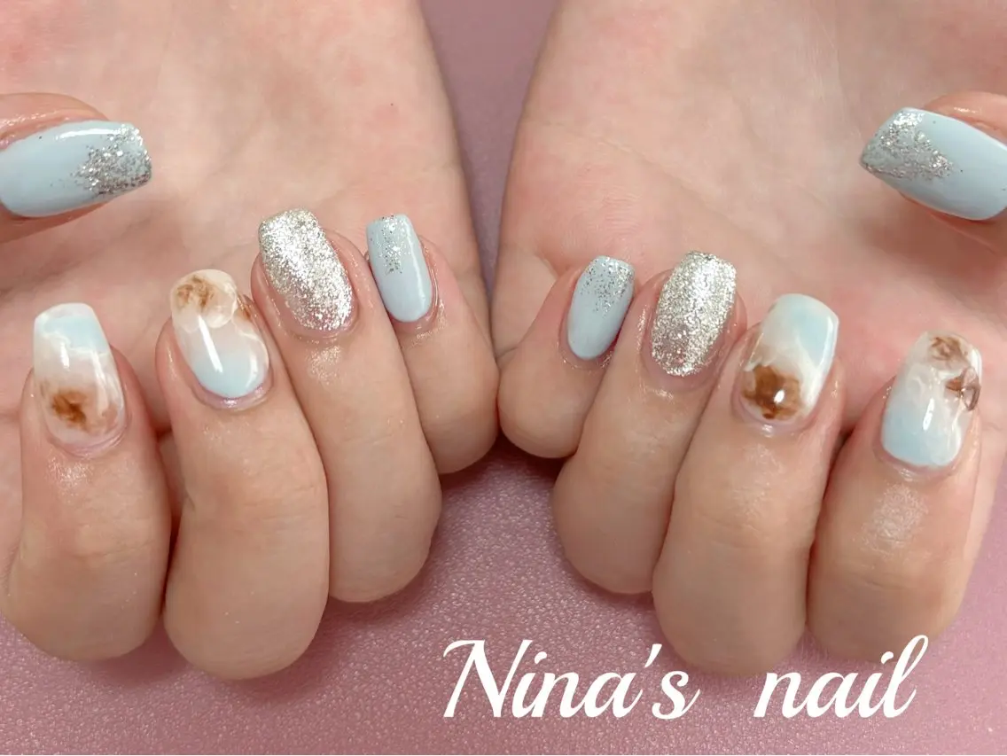 ネイル ニュアンスネイル ハンドネイル Nina's nailのネイルデザイン