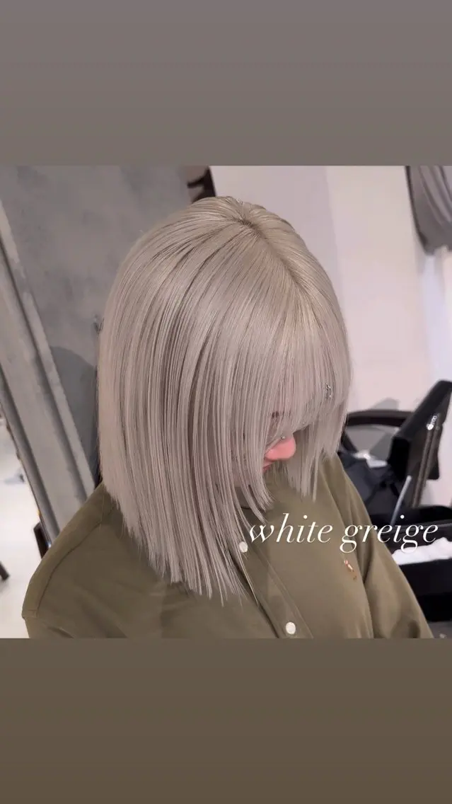 ミディアム カラー カット ヘアカラー トリートメント ヘアセット 💜ハイトーン💛 マジカルかいちゃんのヘアスタイル