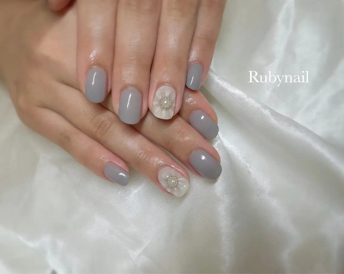 ネイル アートネイル ぷっくりネイル プライベートサロン Rubynailのネイルデザイン