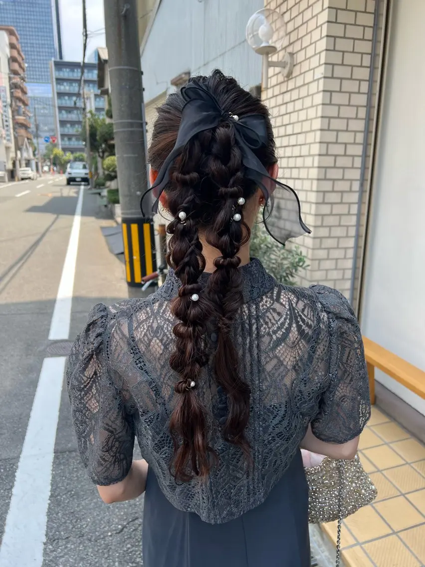 ヘアアレンジ ヘアセット 風元 亜友美のその他イメージ