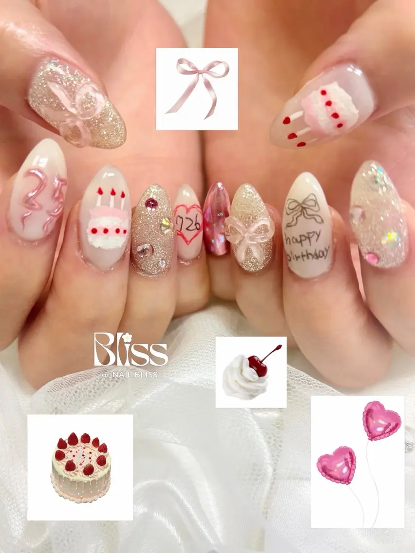 ネイル 持ち込み ハンドネイル NAIL BLISSのネイルデザイン