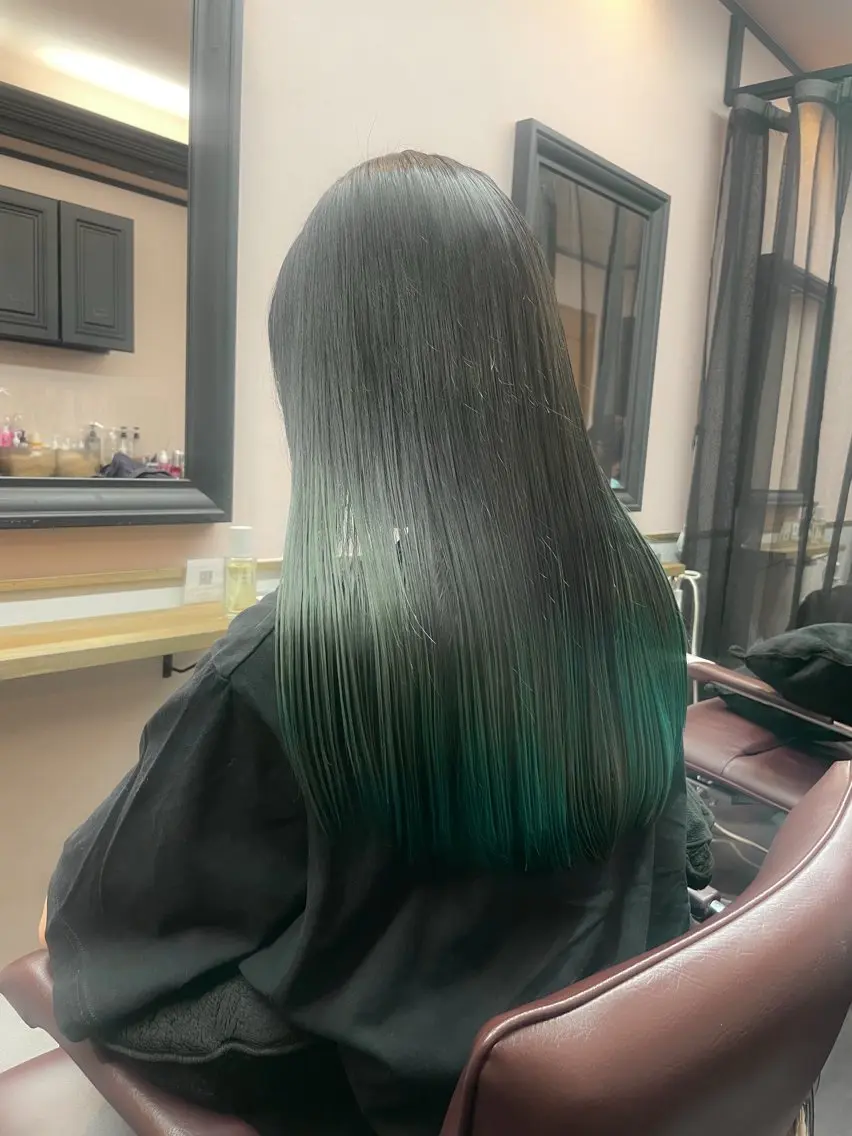 ロング カラー 💈直毛×ツイスパの プロ🥷清水真之介のヘアスタイル