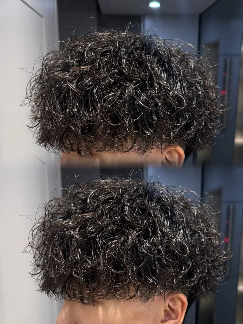 パーマ メンズ ツイスパ/シャドウ MANARUのヘアスタイル