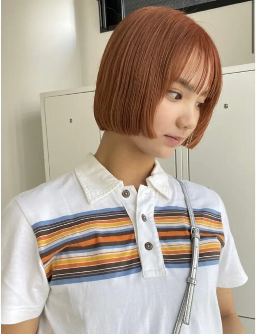 ショート カラー 柔らかいヘア/ 東徳嶺 みくのヘアスタイル