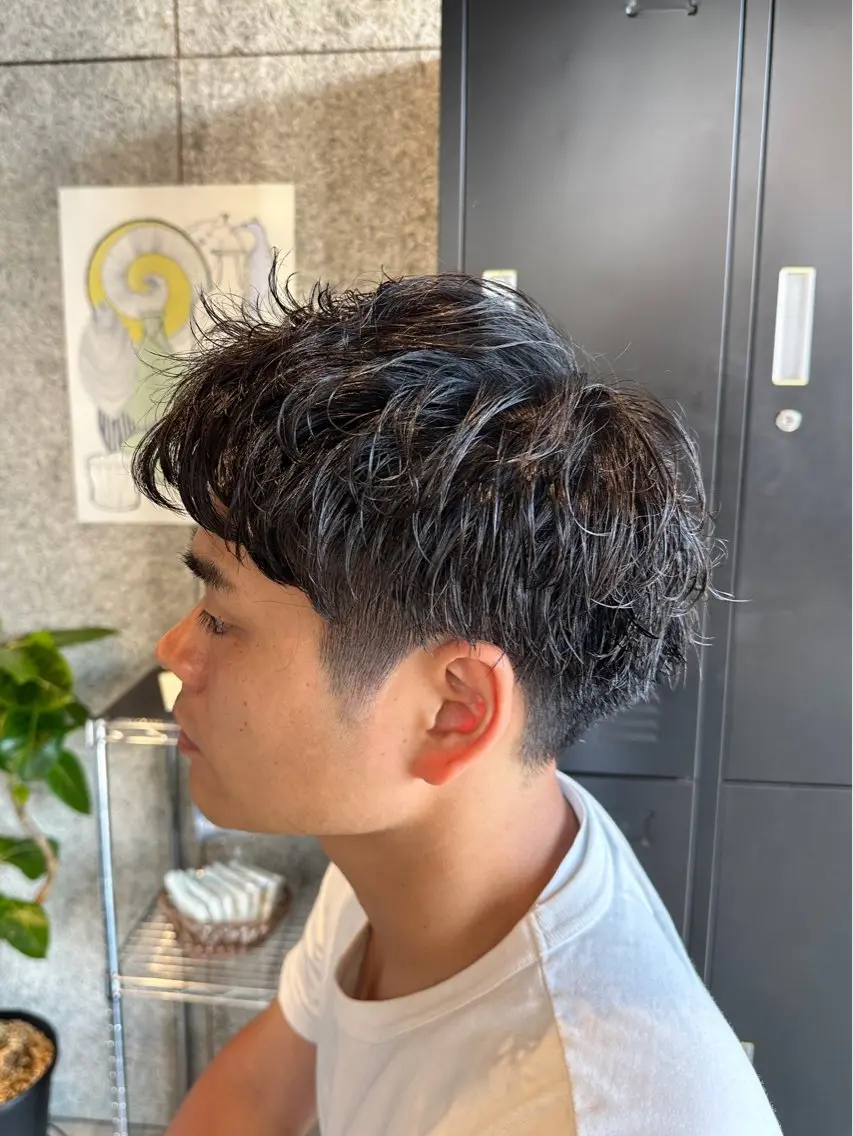 パーマ メンズ カット パーマ 髪質改善/艶髪様 🍎豊田修太郎のヘアスタイル