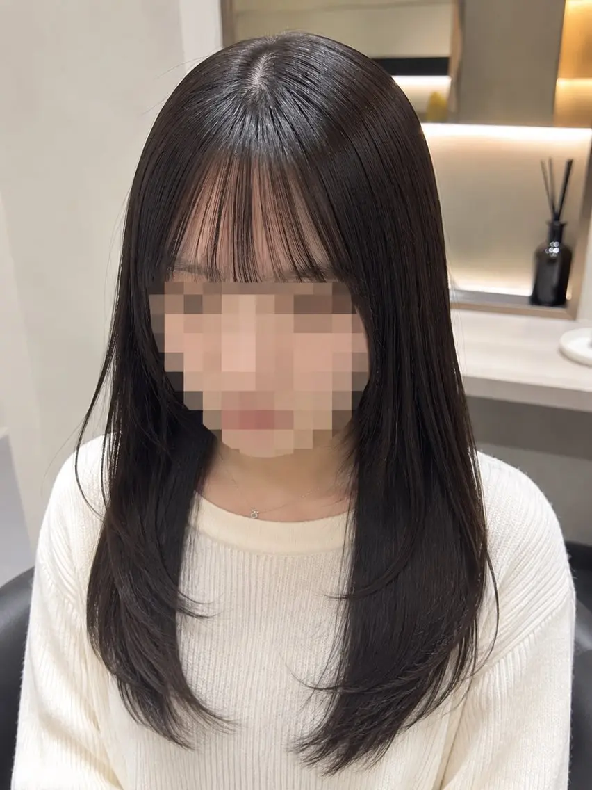 ミニモ限定価格★】うねり・広がり改善★髪質改善 前髪（フロント）縮毛矯正の写真