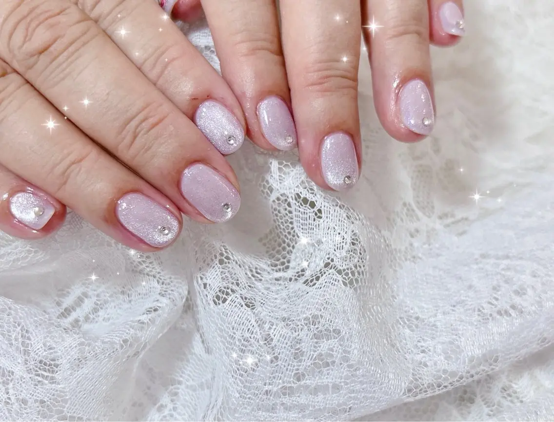 ネイル マグネットネイル ハンドネイル FLARE NAIL フレアネイルのネイルデザイン