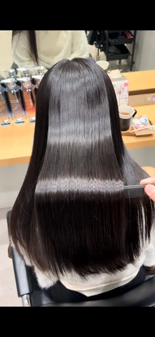 ミディアム 髪質改善 トリートメント 髪質改善ヘアケア 艶髪特化/上田のヘアスタイル