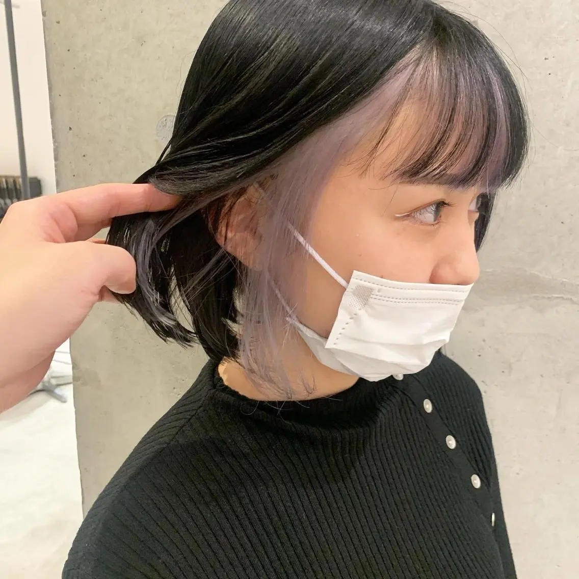 ミディアム カラー 髪質改善 RYOのヘアスタイル