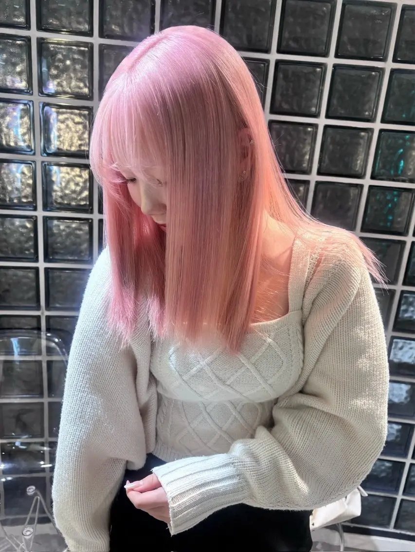ミディアム Noe🎀 梅田美容師のヘアスタイル