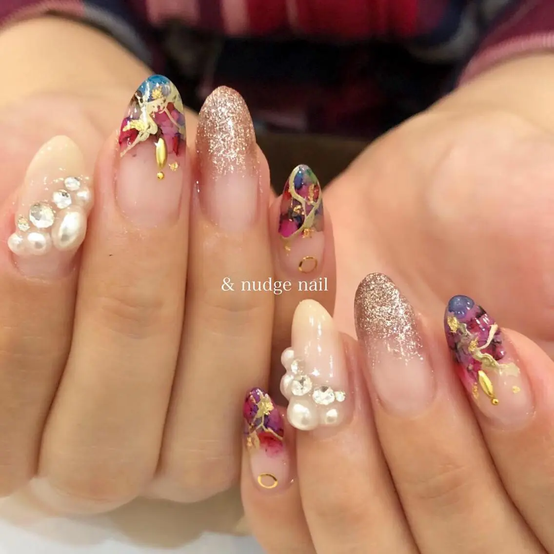 ネイル ハンドネイル &nudgenail 本多のネイルデザイン