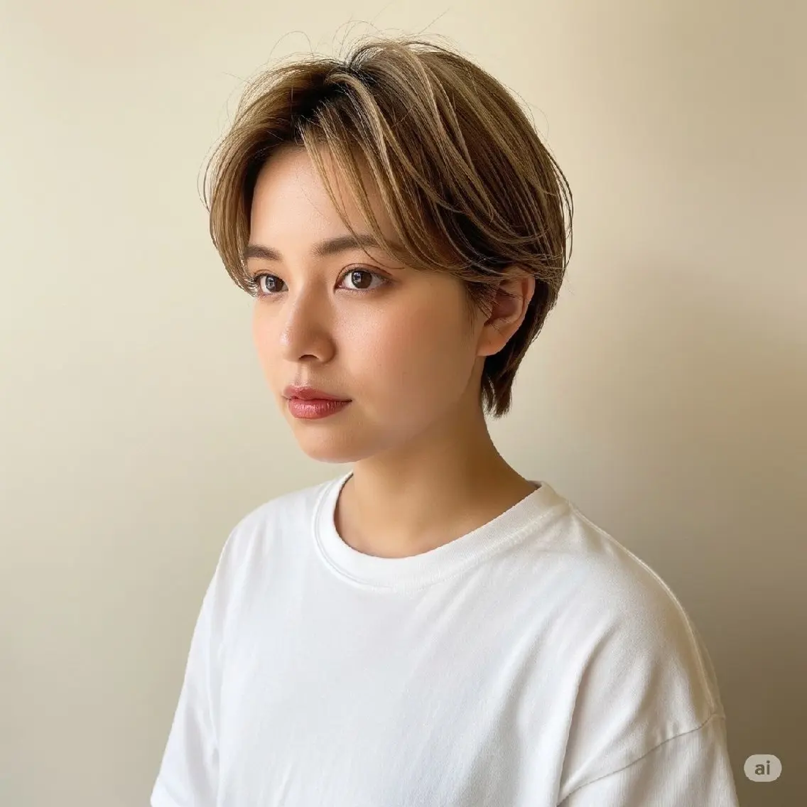 ショート マニッシュショート ショートヘア リンクスハート 芝谷ひろこのヘアスタイル