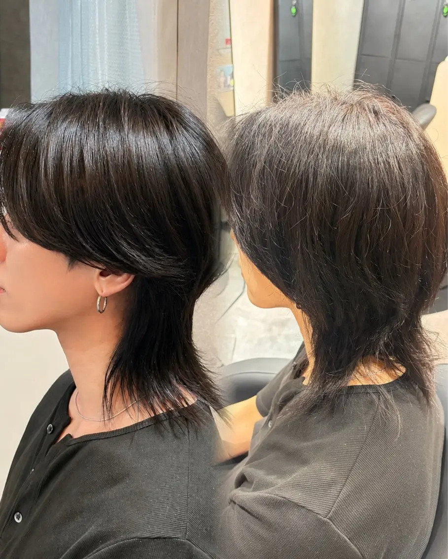 メンズ メンズ毛流れ縮毛矯正 🎀さくら🎀のヘアスタイル