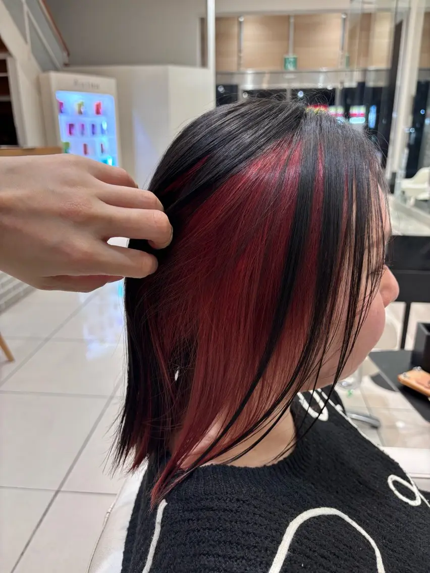 セミロング ヘアカラー 🫧髪質改善🫧山口 碧のヘアスタイル