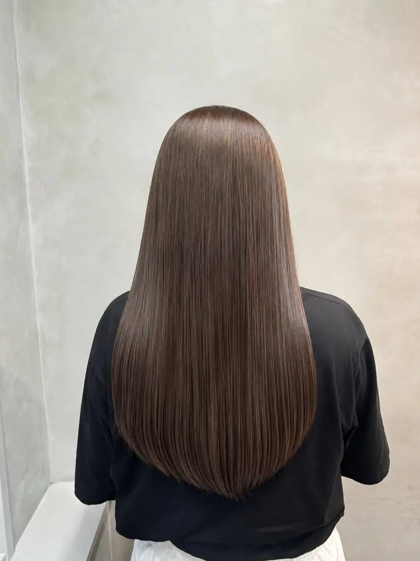 ロング 韓国風カラー 韓国風ヘア 似合わせカット 推し活アレンジ🎀艶 カラー🫧nanoのヘアスタイル