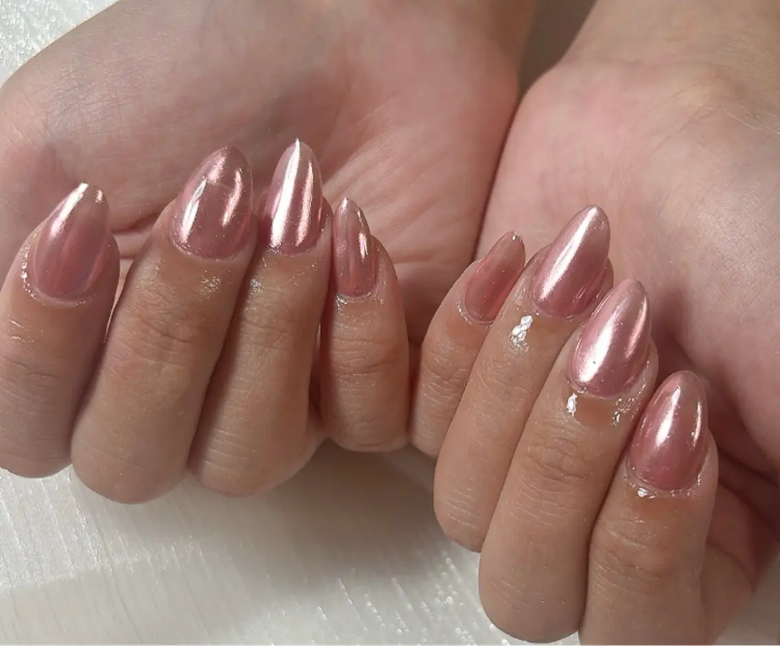 ネイル オーロラネイル 桜ネイル フラワーネイル フットネイル フレンチネイル ハンドネイル kikinail 溝の口のネイルデザイン